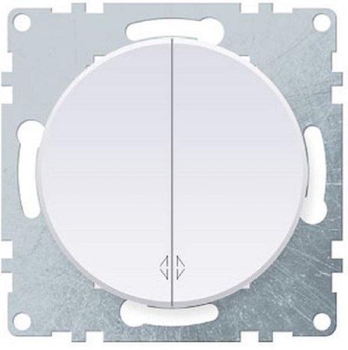 Переключатель без рамки OneKeyElectro Florence 2-кл. проходной белый фото Переключатель без рамки OneKeyElectro Florence 2-кл. проходной белый картинка